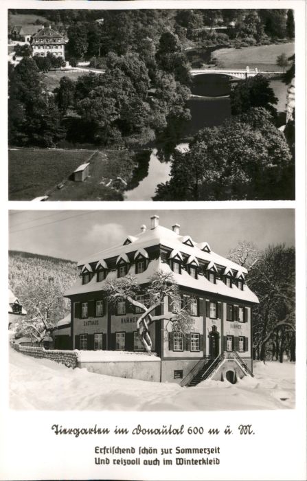 Tiergarten Donautal Stetten kalten Markt Gasthof Pension zum Hammer