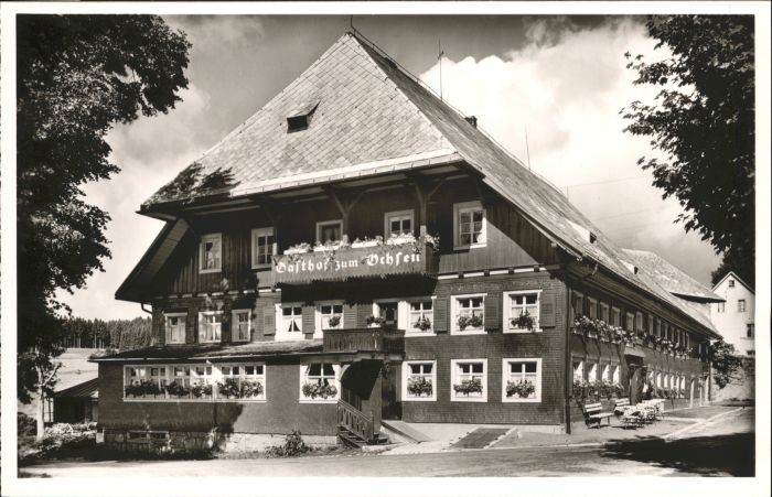 Saig Schwarzwald Titisee Neustadt Gasthof Ochsen