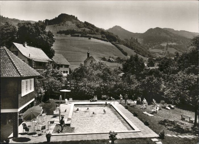 Obermuenstertal chwarzwald Gasthof Spielweg Schwimmbad