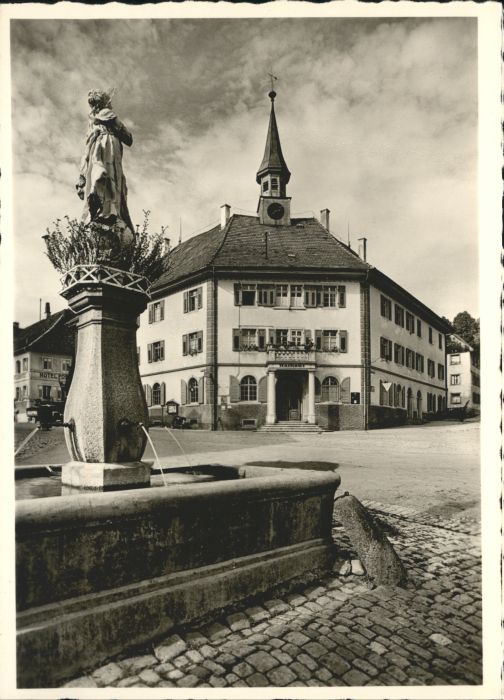 Bonndorf Schwarzwald Brunnen Rathausplatz