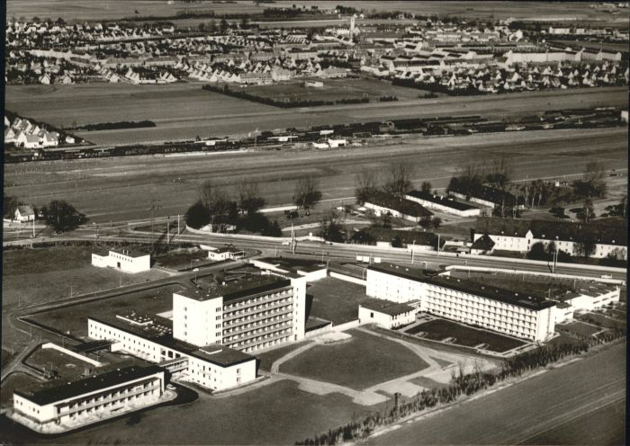 AUGSBURG  CITY Kinderklinik Neusaesser Strasse Fliegeraufnahme