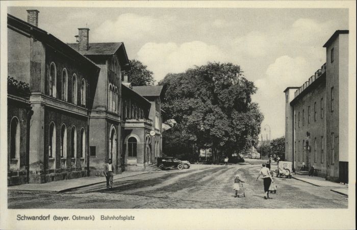 Schwandorf Bayerische Ostmark Bahnhofsplatz