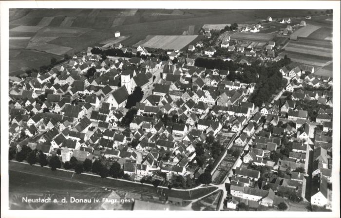 Neustadt Donau Fliegeraufnahme