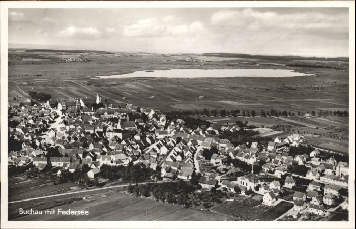 Bad Buchau Federsee  Fliegeraufnahme