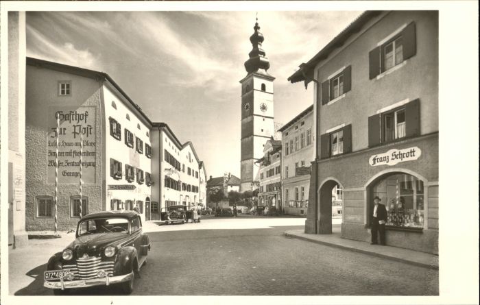 Waging See Oberbayern Marktplatz Gasthof zur Post