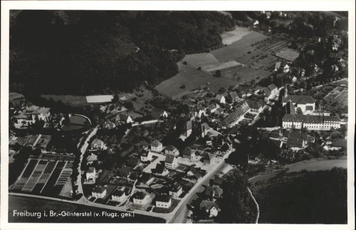 Guenterstal Freiburg reisgau Fliegeraufnahme