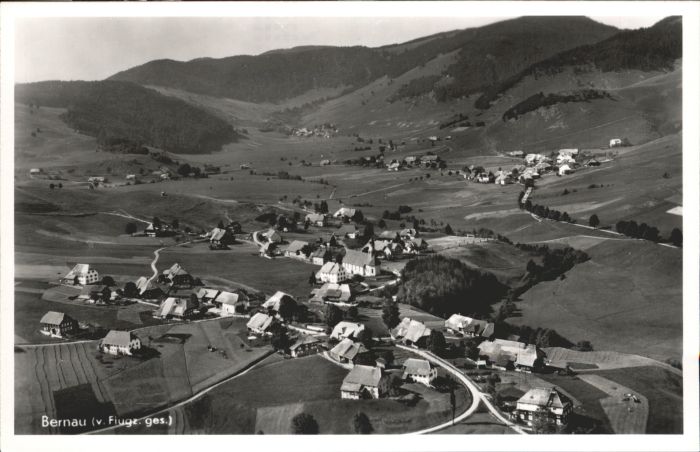 Bernau Schwarzwald Fliegeraufnahme