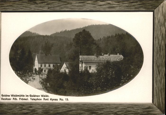 Kynau Goldnen Walde Goldne Waldmühle