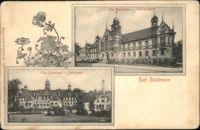 Bad Salzbrunn Szczawno-Zdroj Bad Salzbrunn Badehaus