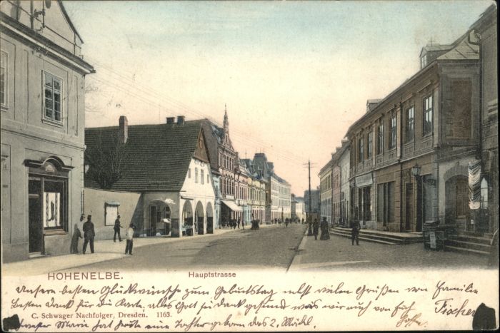 Hohenelbe CZ Hohenelbe Hauptstrasse