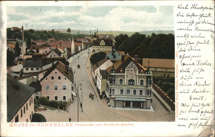 Hohenelbe CZ Hohenelbe Hauptstrasse