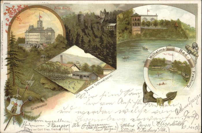 Fuerstenstein Niederbayern Fürstenstein [Stempelabschlag] Schlesie