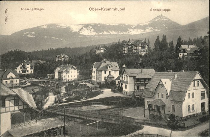 Ober-Krummhuebel iesengebirge Schneekoppe Villa Gerda
