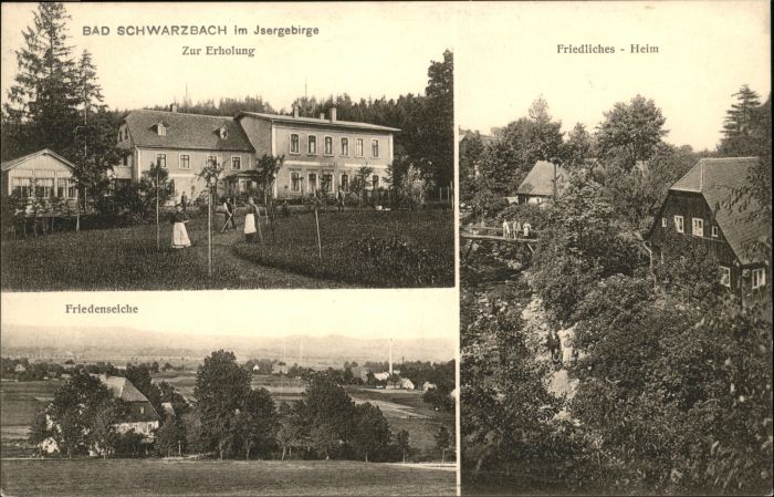 Bad Schwarzbach Isergebirge Friedenseiche Friedliches H