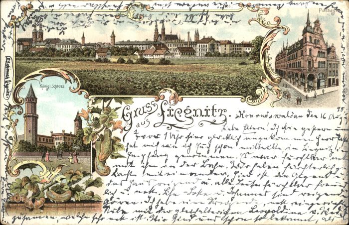 Liegnitz Legnica Liegnitz Schloss Passage Litho
