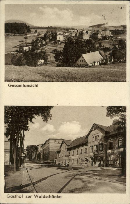 Grosshain Kreis Waldenburg Schlesien Gasthof zur