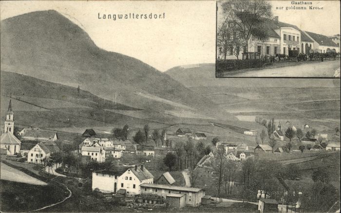 Langwaltersdorf Gasthof zur goldenen Krone
