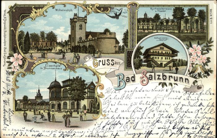 Bad Salzbrunn Szczawno-Zdroj Bad Salzbrunn Wilhelmshöh Kurhausterras