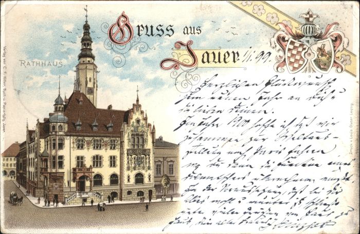 Jauer Niederschlesien Jauer Rathaus Wappen