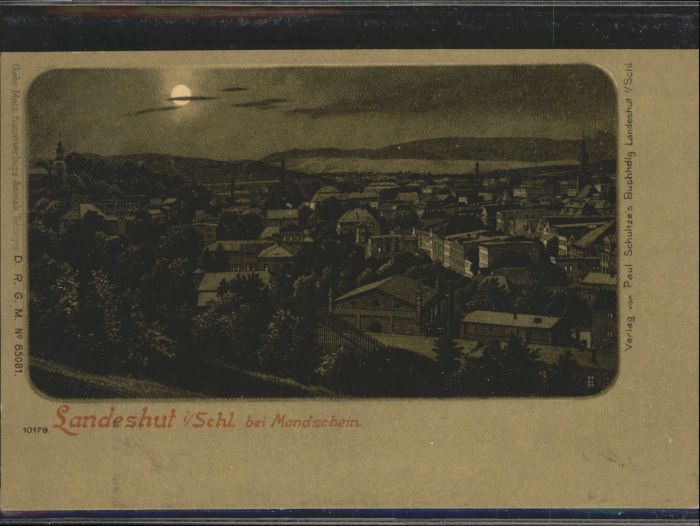 Landeshut Schlesien Mondscheinkarte