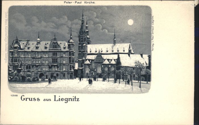 Liegnitz Legnica Liegnitz Peter-Paul-Kirche Mondscheinka