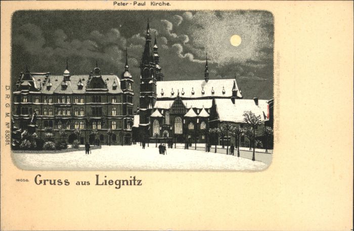 Liegnitz Legnica Liegnitz Peter-Paul-Kirche Mondscheinka