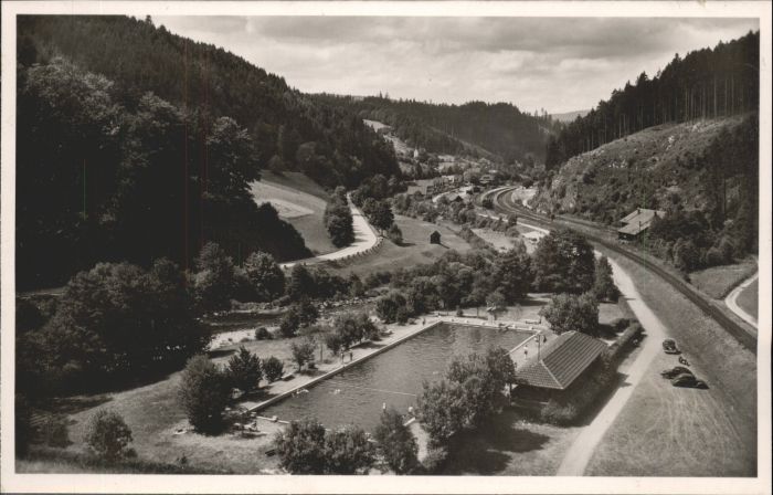 Schoenmuenzach andschriftlich] Schwimmbad *