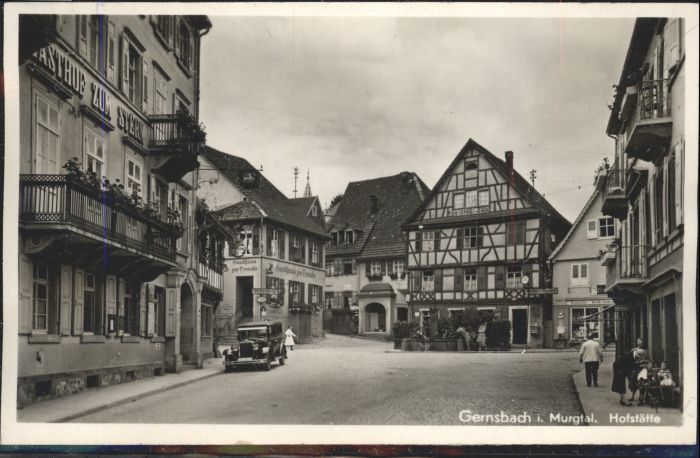 Gernsbach Hofstätte Murgtal Gasthaus zur Traube G