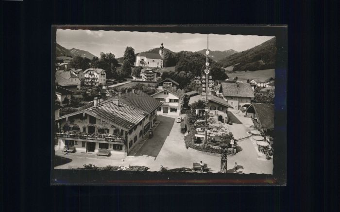 Ruhpolding Bayern Dorfplatz