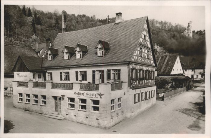 Streitberg [handschriftlich] Gasthof Schuetz
