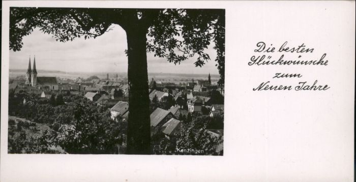 Kenzingen Kleinformat Neujahrskarte