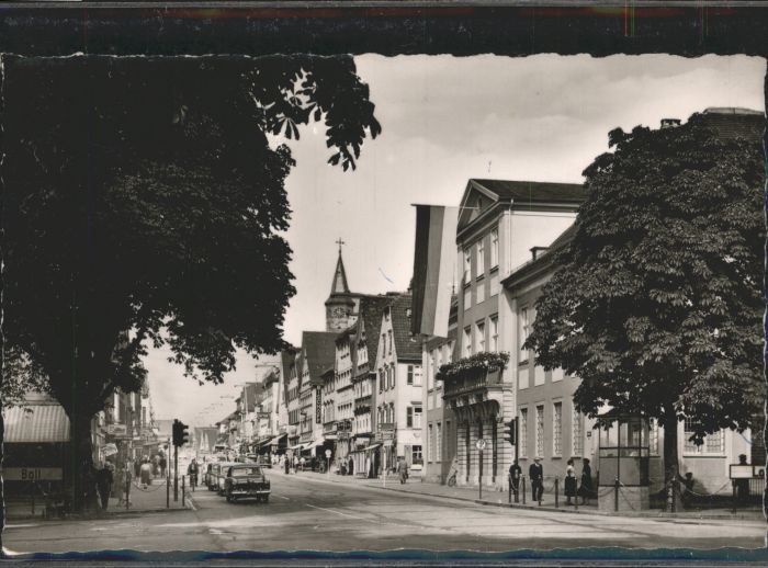 GoePPINGEN BW arktplatz Hauptstrasse Fahne