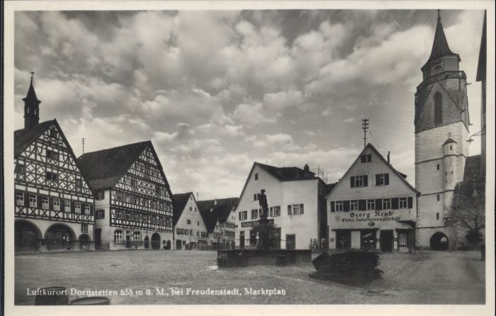 Dornstetten Wuerttemberg Dornstetten Freudenstadt Marktplatz Ins