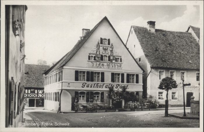 Graefenberg raenkische Schweiz Gasthof alte Post *