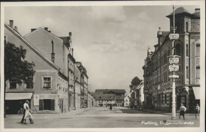 Plattling Isar Bayern Plattling Deggendorferstrasse