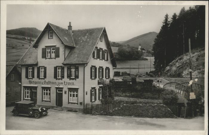 Schwarzenberg Baiersbronn Murgtal Gasthaus Metzgerei zum Löwen