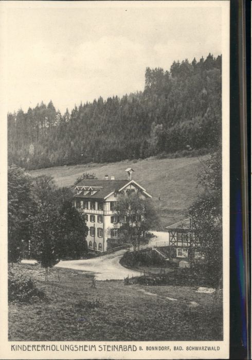 Bonndorf Schwarzwald Bonndorf Erholungsheim Steinabad Schwar