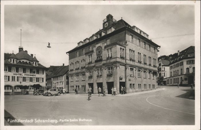 Schramberg BW Fuenftaelerstadt Rathaus Hotel Mohren *