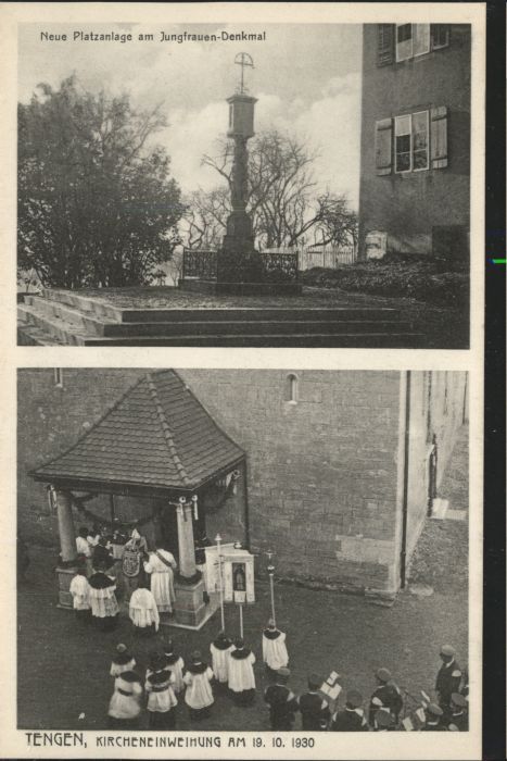 Tengen Jungfrauen Denkmal Kicheneinweihung
