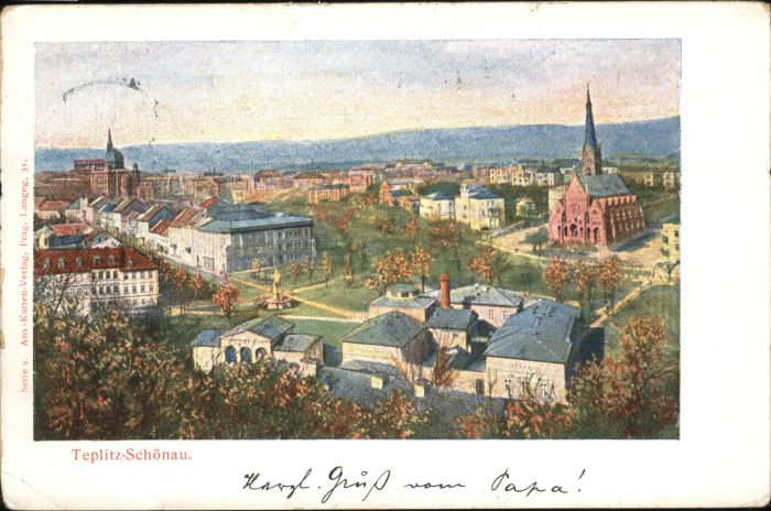 Teplitz-Schoenau Teplice Teplitz-Schönau Kirche