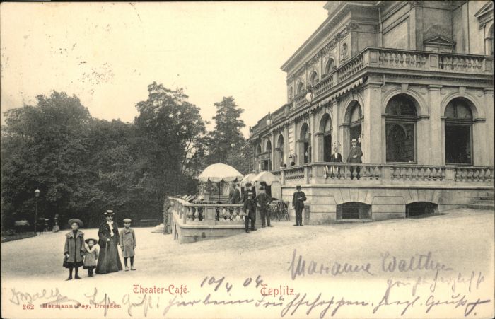 Teplitz-Schoenau Teplice Teplitz-Schönau Theater Cafe