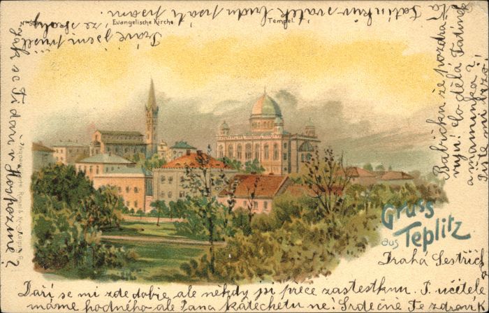Teplitz-Schoenau Teplice Teplitz-Schönau Kirche