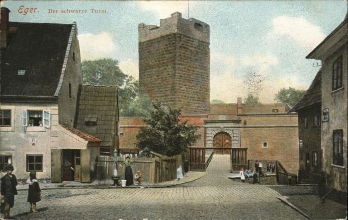 Eger Cheb Tschechien Eger schwarzer Turm