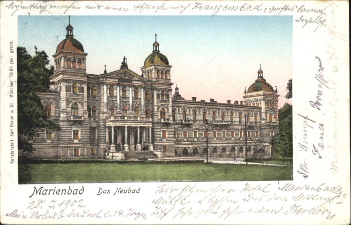 Marienbad Tschechien Boehmen Marienbad Neubad