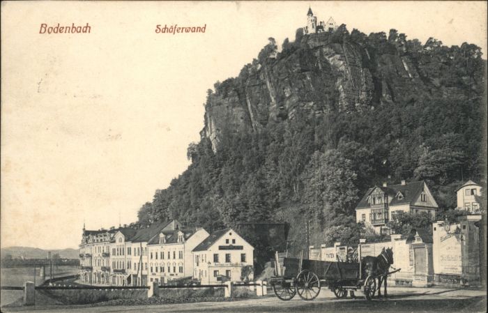 Bodenbach-Tetschen Boehmen Bodenbach Schäferwand Kutsche