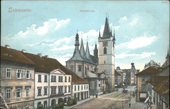 Leitmeritz Litomerice Nordboehmen Leitmeritz Kirche