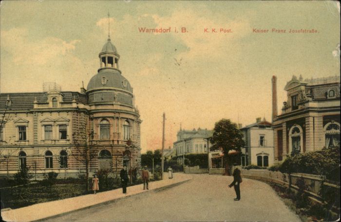 Warnsdorf Varnsdorf Boehmen Warnsdorf Post Kaiser Franz Josefstrass