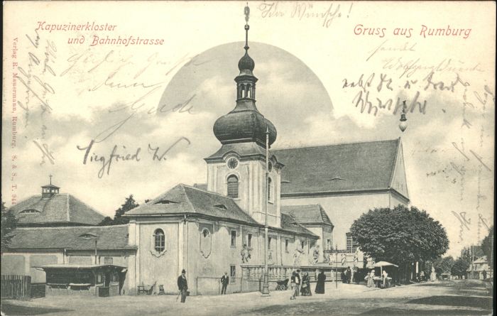 Rumburg Rumburk Kapuzinerkloster Bahnhofstrasse