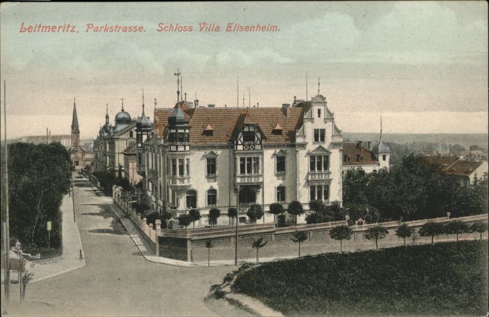 Leitmeritz Litomerice Nordboehmen Leitmeritz Parkstrasse Schloss Villa El