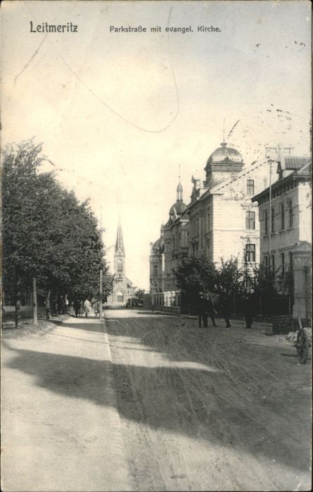 Leitmeritz Litomerice Nordboehmen Leitmeritz Parkstrasse Kirche